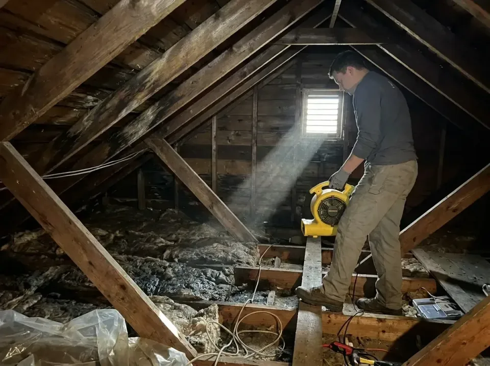 attic-water-damage-drying-proc-007 — frequently asked questions, Emergency Water Extraction & 24/7 Flood Response in Merryda…